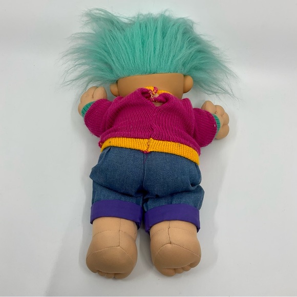 Vintage 90s Trolls Kidz Tyler 12” Plush Stuffie - Picture 3 of 4